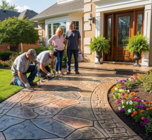 concrete walkway new haven