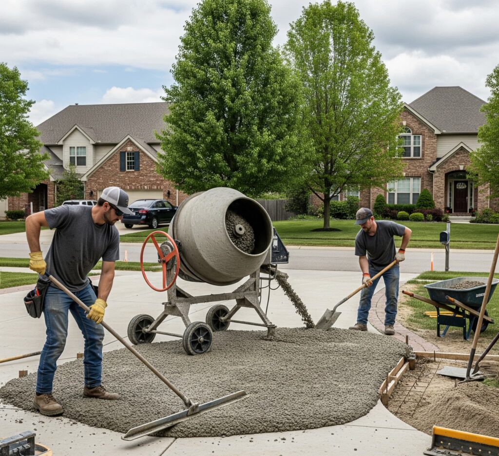 pouring concrete new haven